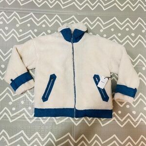 Forever 21 Sherpa denim jacket coat parka